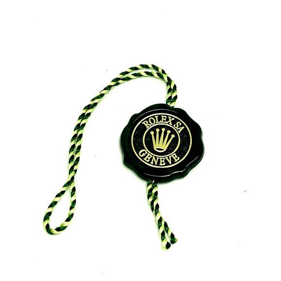 Authentic Rolex Green Hang Tag Multiple Crown Hologram Certified Superlative - Picture 1 of 9